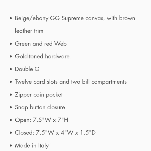 Authentic Gucci Wallet - Picture 9 of 13